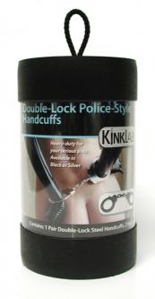 Double-Lock Police-Style Handcuffs