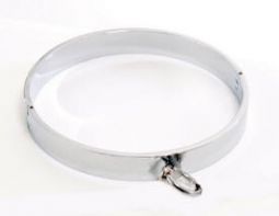 Heavy Polished Stainless Steel Collar