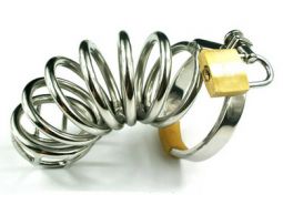 Stainless Steel Six Ring Cock Cage