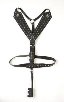 Male Leather Bondage Harness