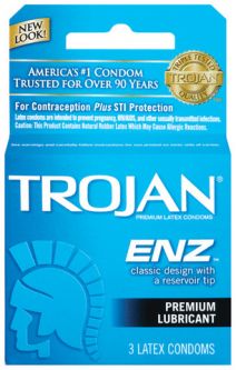 Trojan Enz Lubricated Condoms